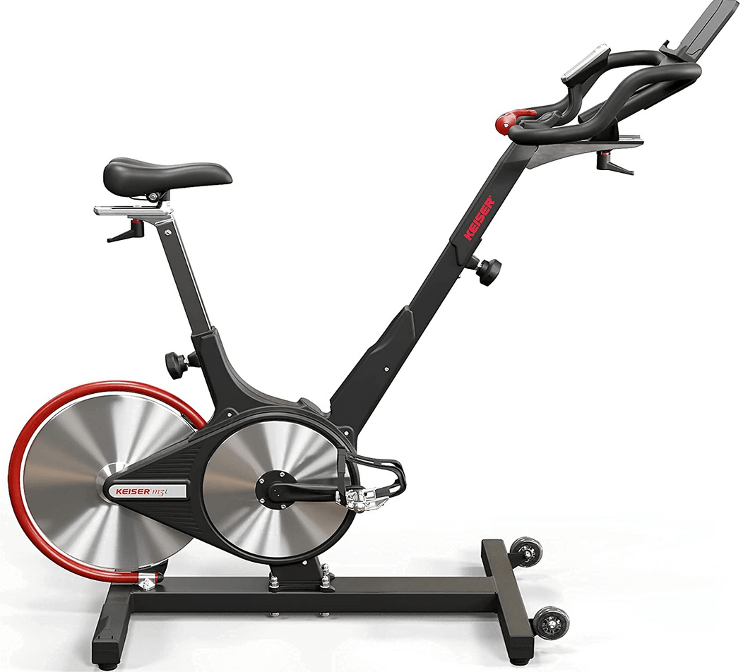 Stationary bike with magnetic resistance for low maintenaince