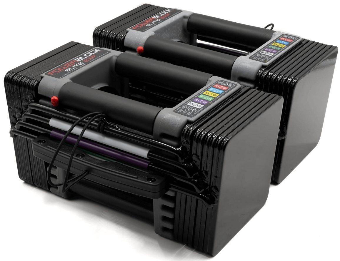 powerblock adjustable dumbbell set