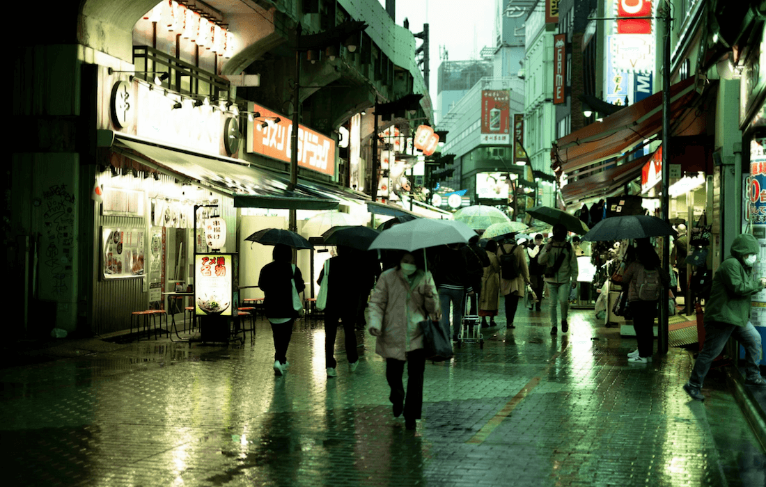 Trendy Harajuka district in Tokyo